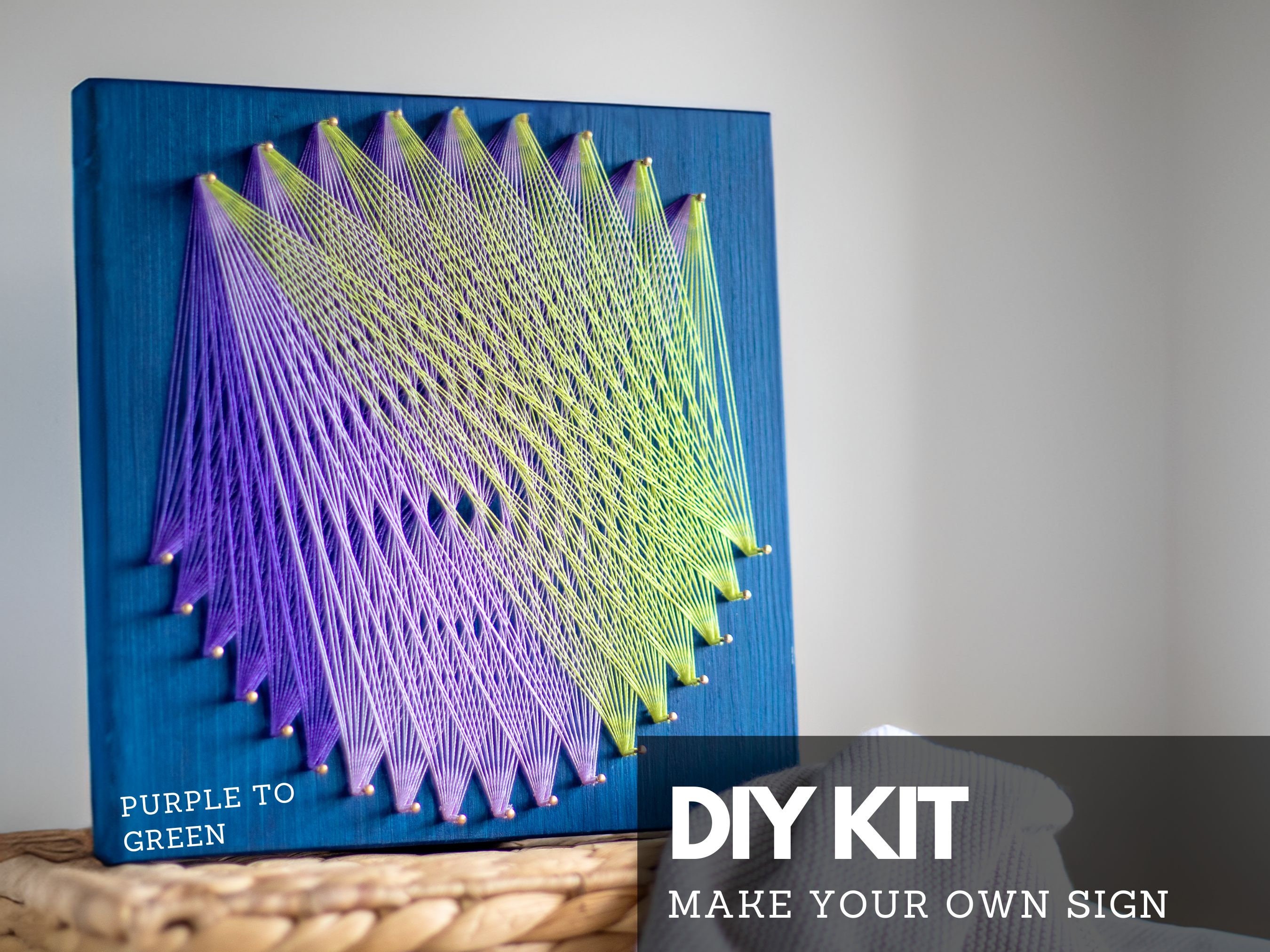 String Art Kit for Adults and Kids, DIY String Art Mandala Wall