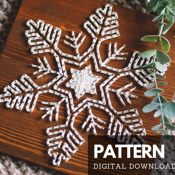 String Art Art Snowflake - Etsy