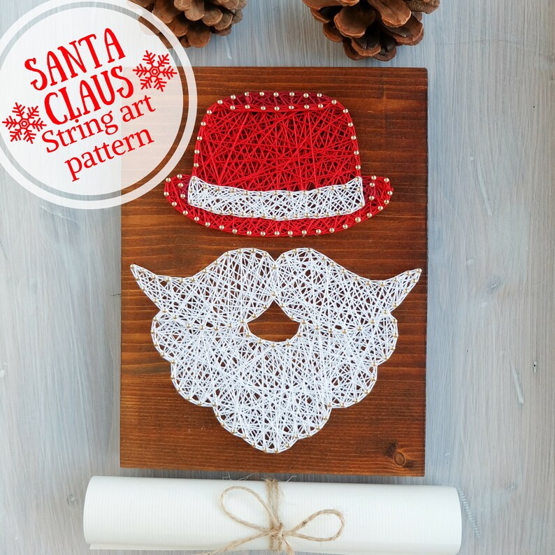 string-art-pattern-printable-christmas-string-art-pattern-etsy