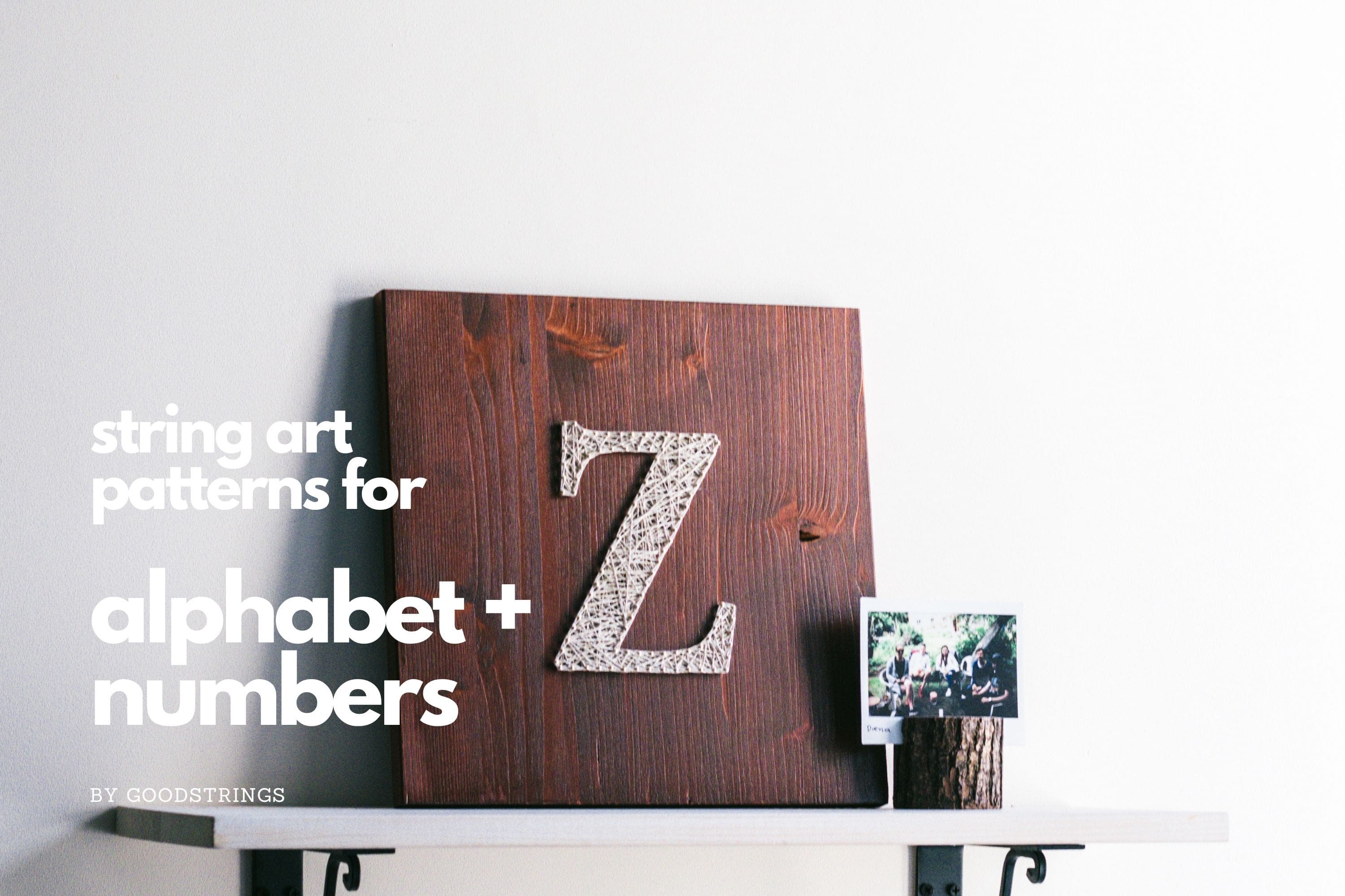 String Art Pattern Printable DIY Full Alphabet and Numbers - Etsy