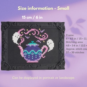 Cross Stitch Frame STL Bundle: Baroque Small + Large Stitchable Embroidery Blank, 3D Print Files image 3