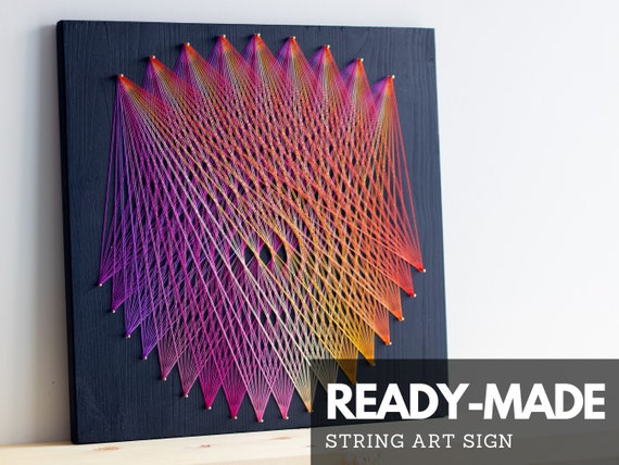 String Art Kit for Adults and Kids, String Art Mandala Wall Decor, Great  DIY Gift for Friends and Family, Art Kits for Teens and Adults 