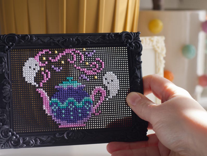 Cross Stitch Frame STL Bundle: Baroque Small + Large Stitchable Embroidery Blank, 3D Print Files image 9