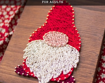 String Art Kit for Adults – Winter Gnome DIY Craft Kit
