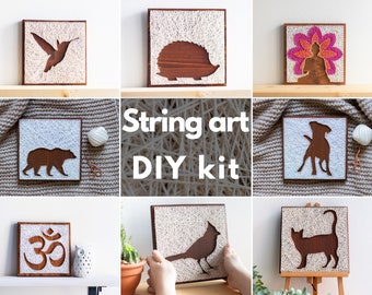 String Art Kit For Adults - Beginner String Art Craft Kits with Modern Designs