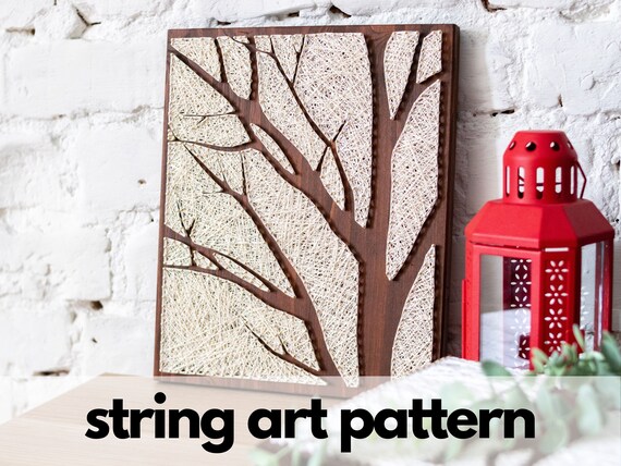 string art pattern printable tree string art string art etsy