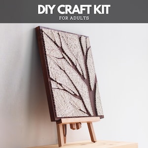 String Art Kit for Adults – Tree Silhouette DIY Craft Kit