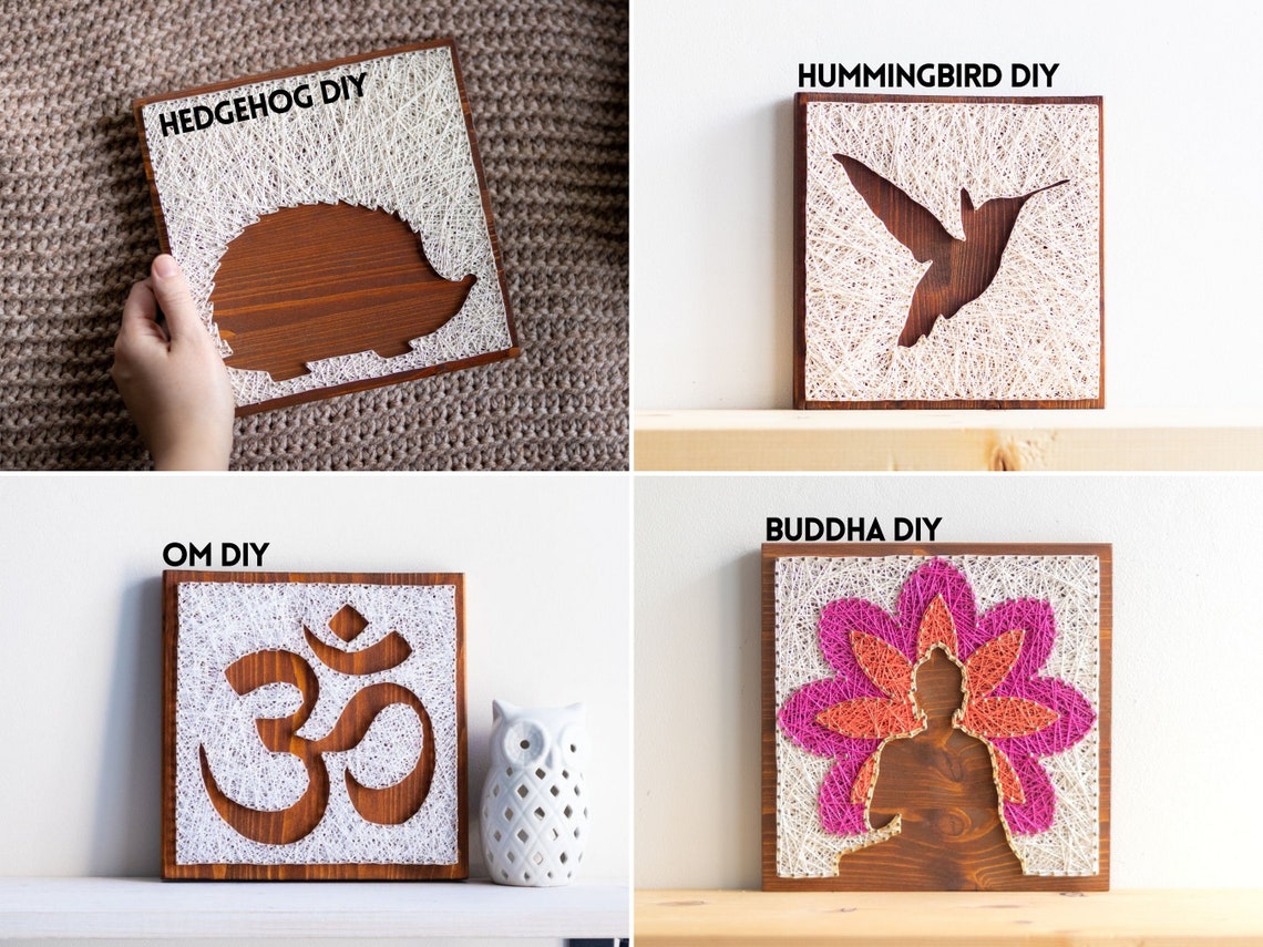 DIY Craft Kit for Adults and Kids String Art DIY Kits with Etsy