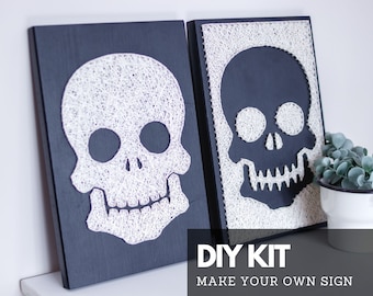 Kit de manualidades con cuerdas de calavera para adultos