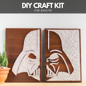 String Art Kit for Adults – Science Fiction Silhouette DIY Craft Kit for Crafty Geeks