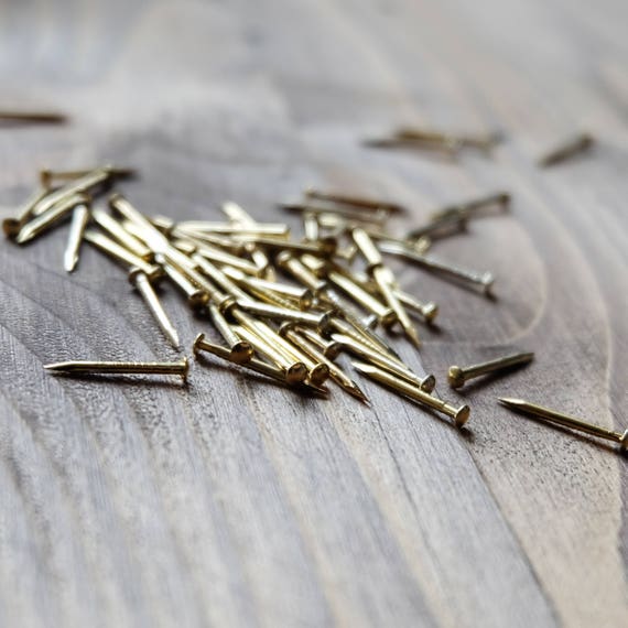 Nails for string art projects string art supplies brass Etsy