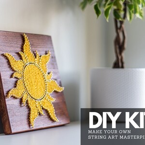 Sun String Art Do It Yourself Craft Kit for Adults - Etsy