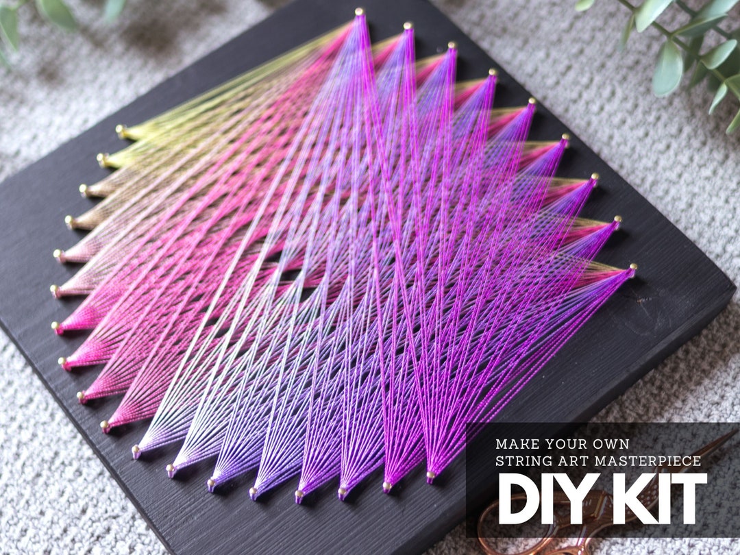 String Art Kit for Adults and Kids DIY String Art Mandala Etsy
