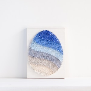 String Art Pattern - Easter Egg String Template image 2