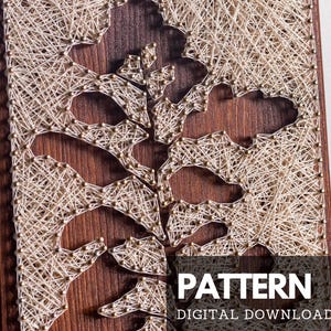String Art Pattern - Pine Tree String Art Template Printable, DIY ...