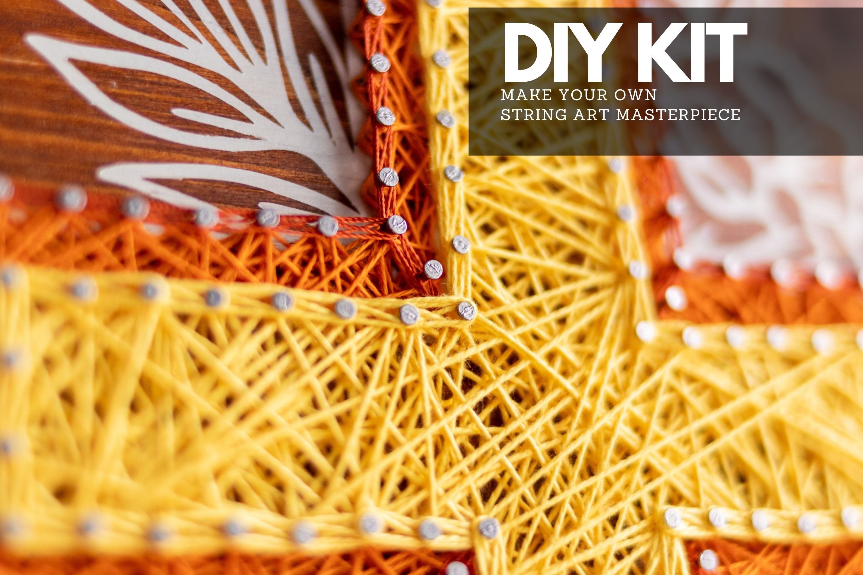 Cross String Art DIY Kit Beginners Christian Wall Art Easter Etsy