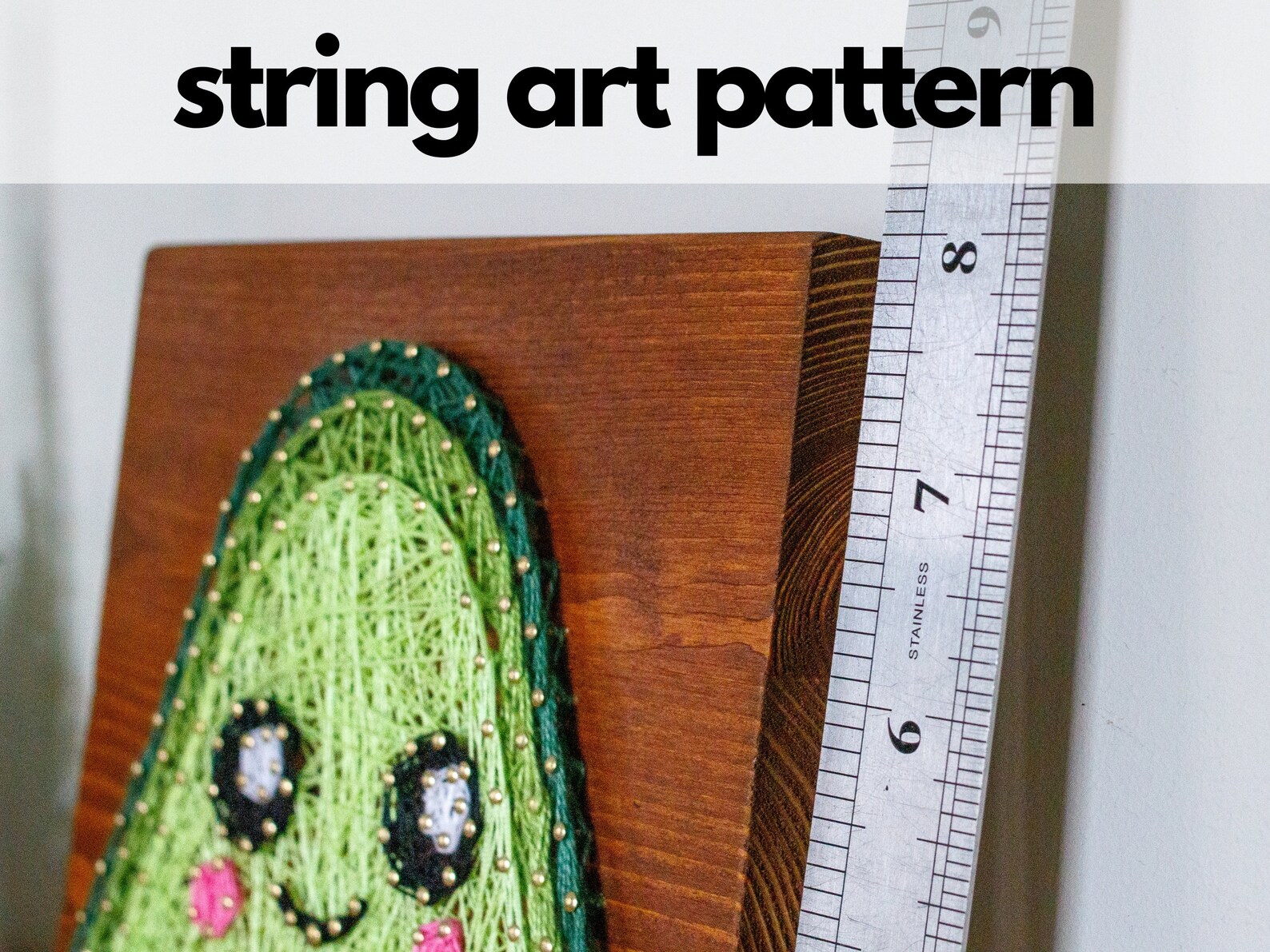 Avocado String Art Pattern Printable Avocado String Art Etsy