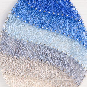 String Art Pattern - Easter Egg String Template image 4