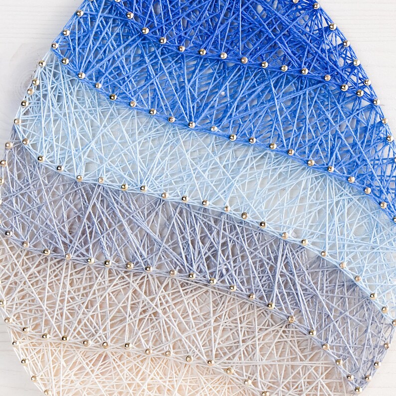 String Art Pattern - Easter Egg String Template image 4