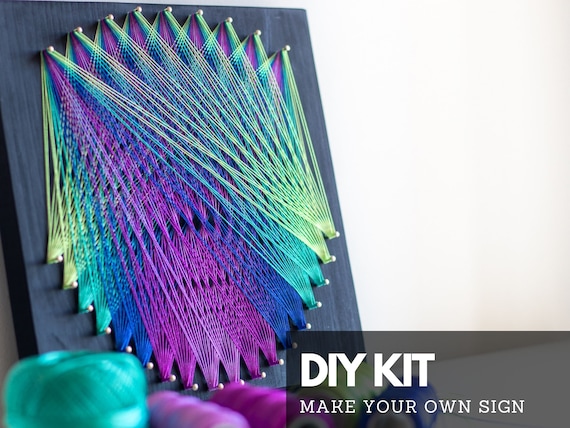 String Art Kit for Adults and Kids, DIY String Art Mandala Wall