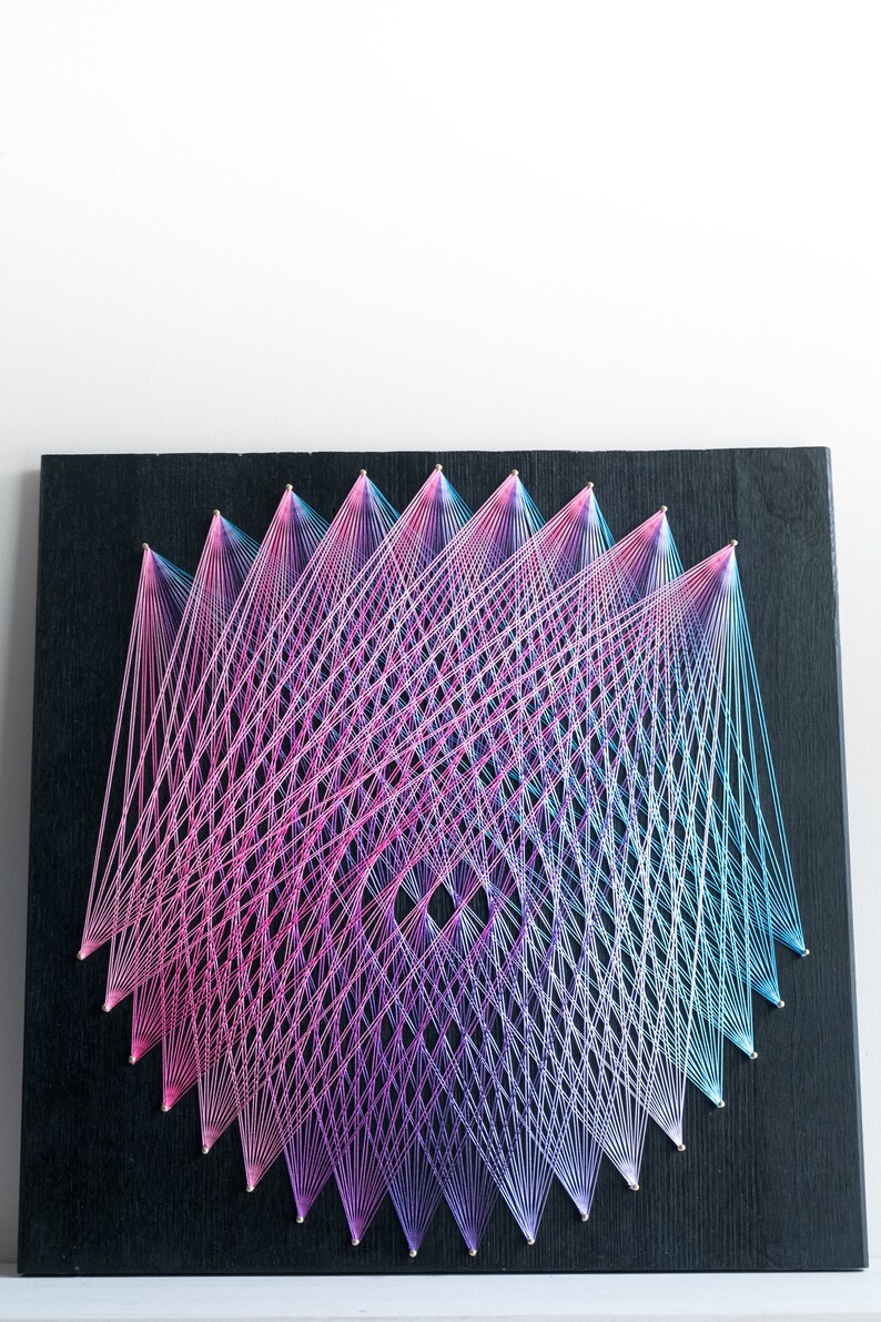 Mandala geometric string art wall decor Etsy