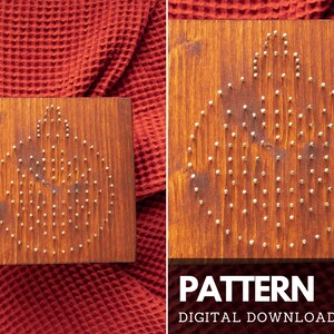 Christmas string art patterns 5 Holiday string art template set image 8