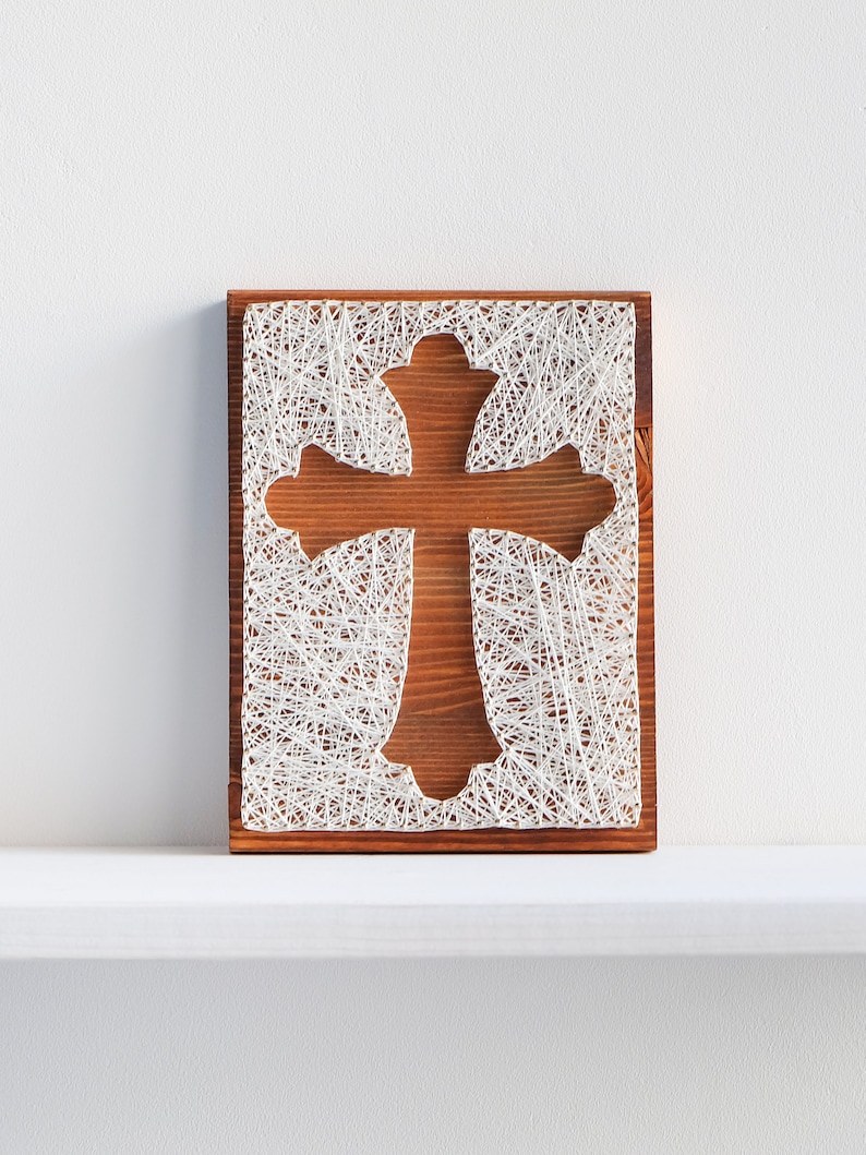 Modern Christian Cross Easter Wall Decoration Cross Wall Art Etsy