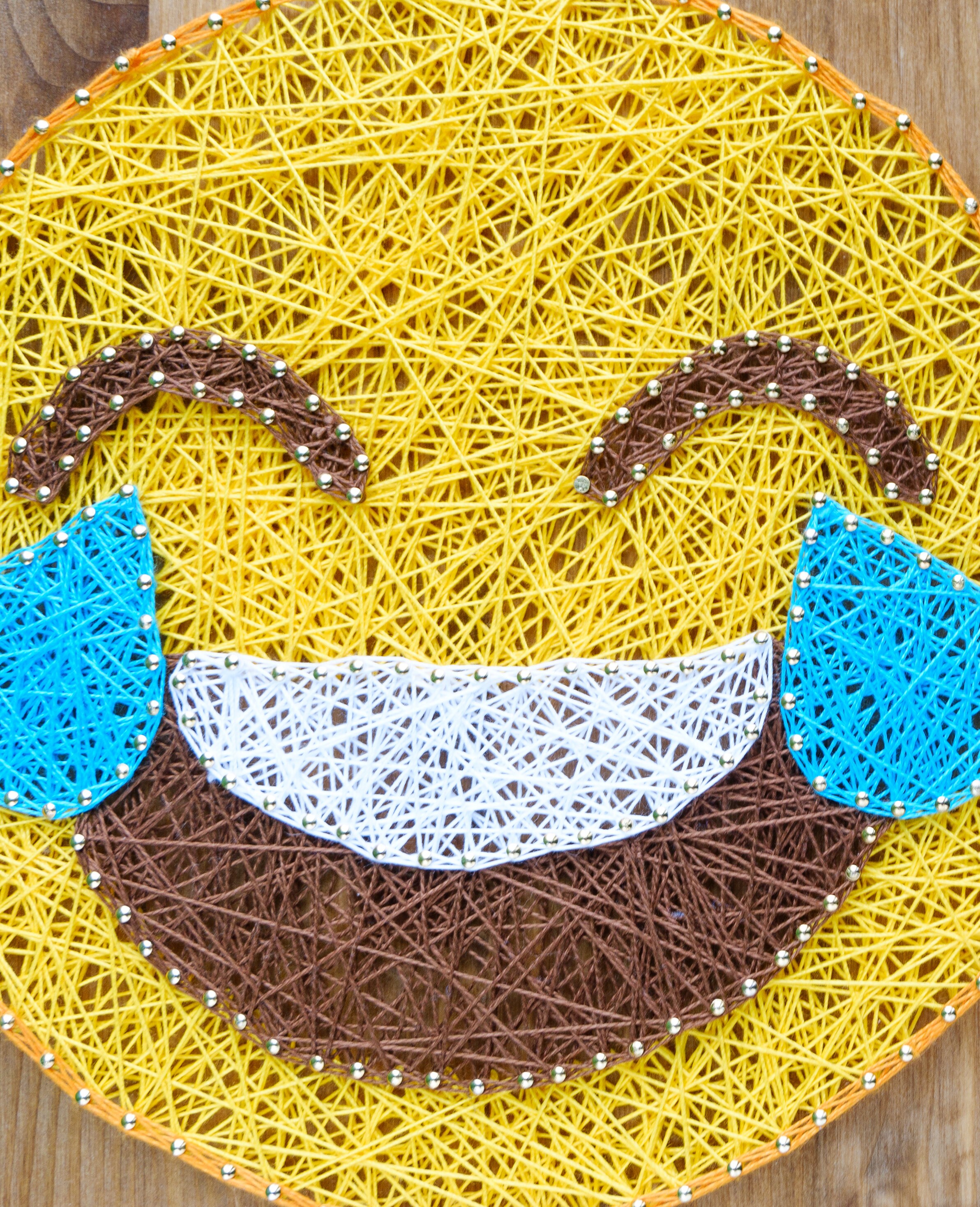 Tears of joy emoji string art kit string art kit for adults Etsy