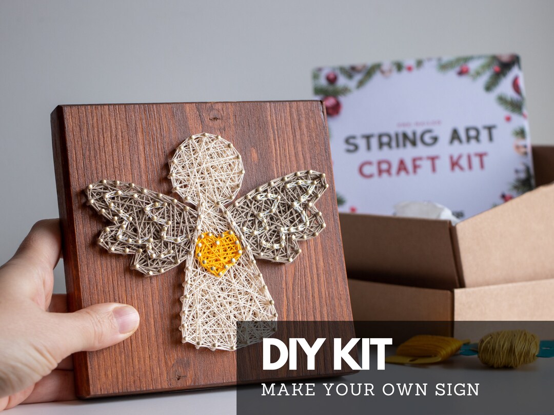 Angel String Art Do It Yourself Craft Kit - Etsy UK