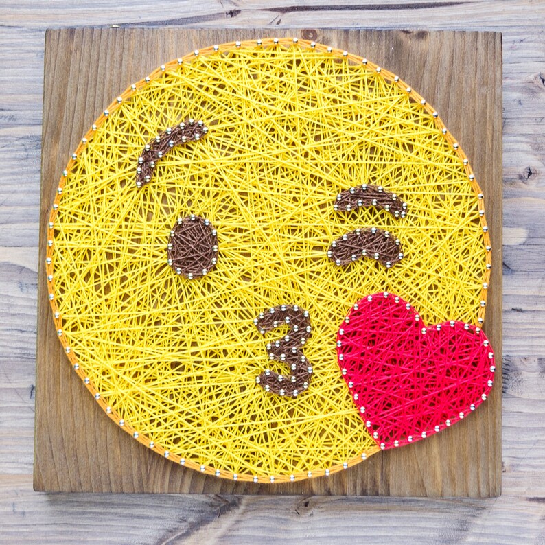 quality tools included step by step string art DIY kit DIY string art kit for adults and kids Easter string art kit emoji string art