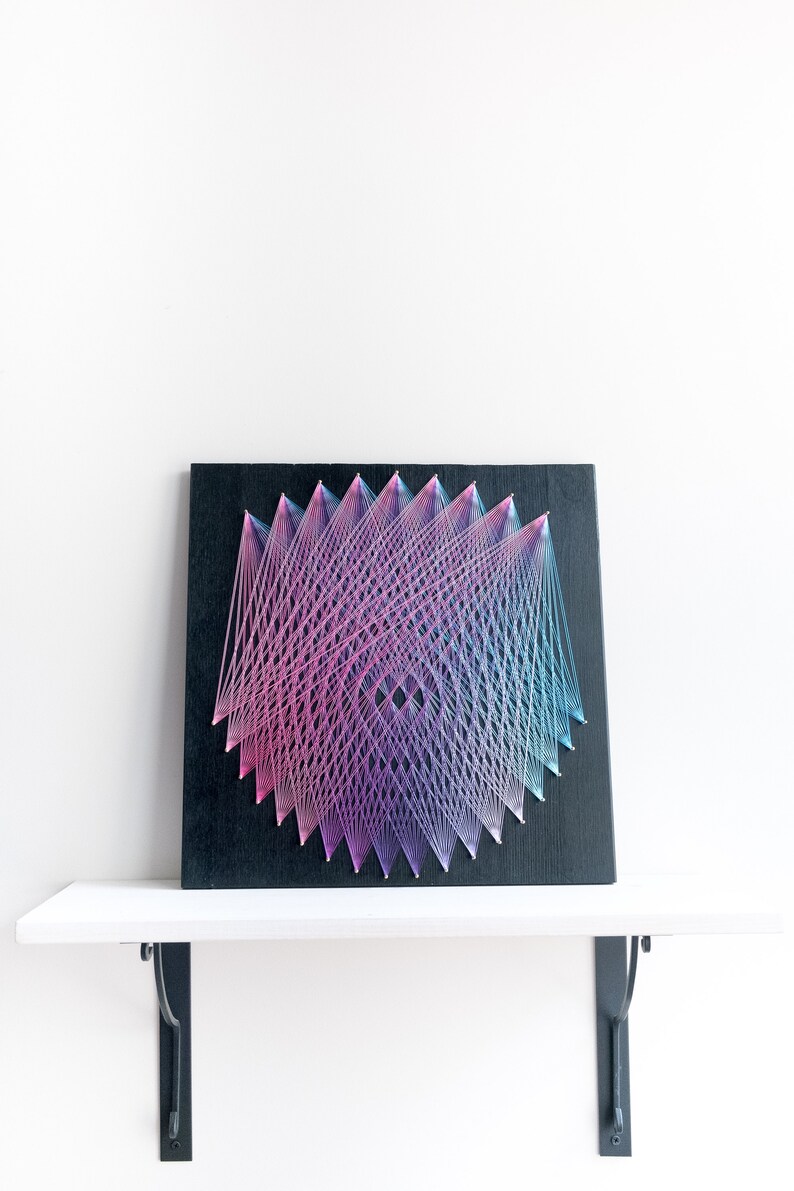 Mandala geometric string art wall decor Etsy