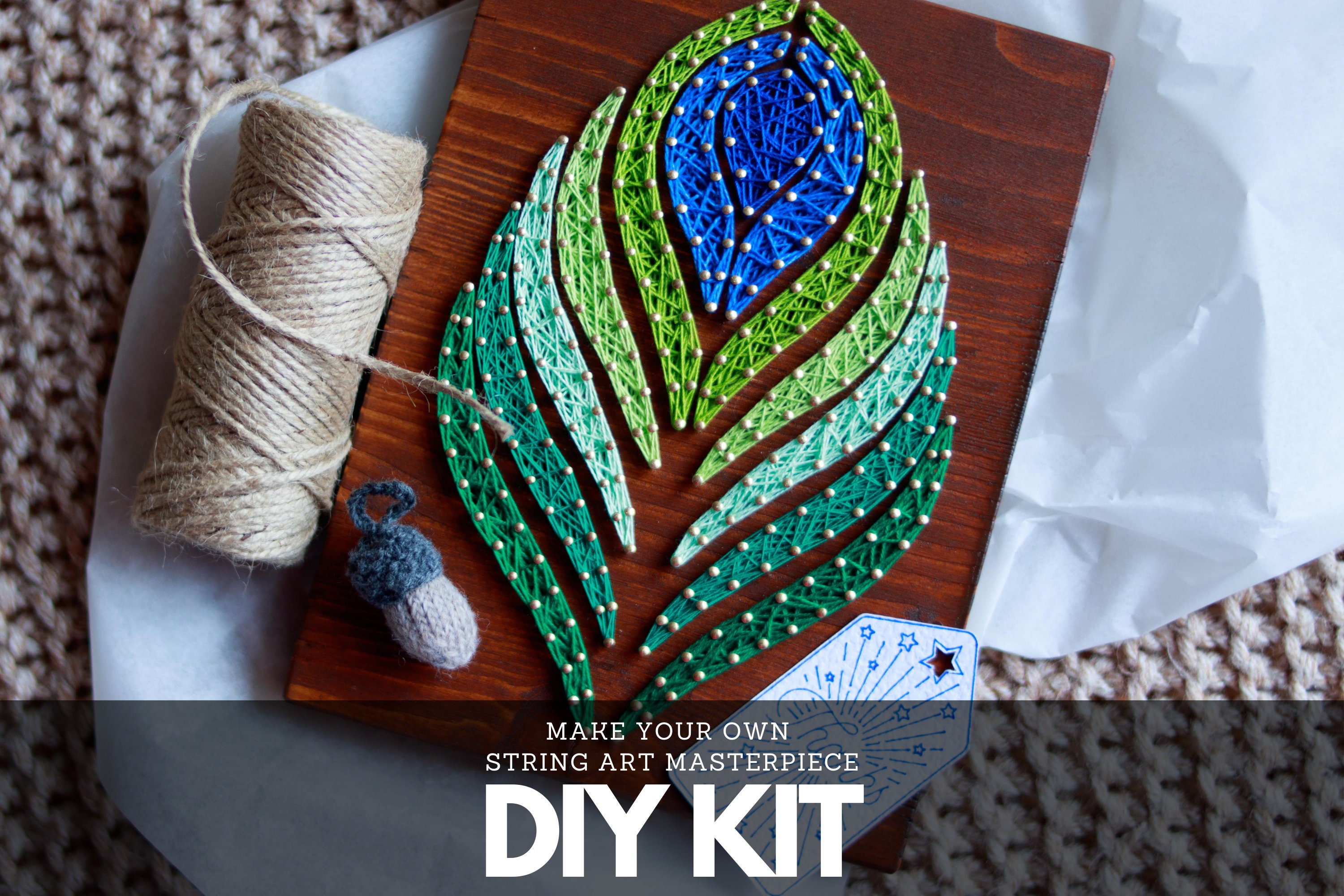 DIY Craft Kit for Adults String Art DIY Kit with Modern | Etsy