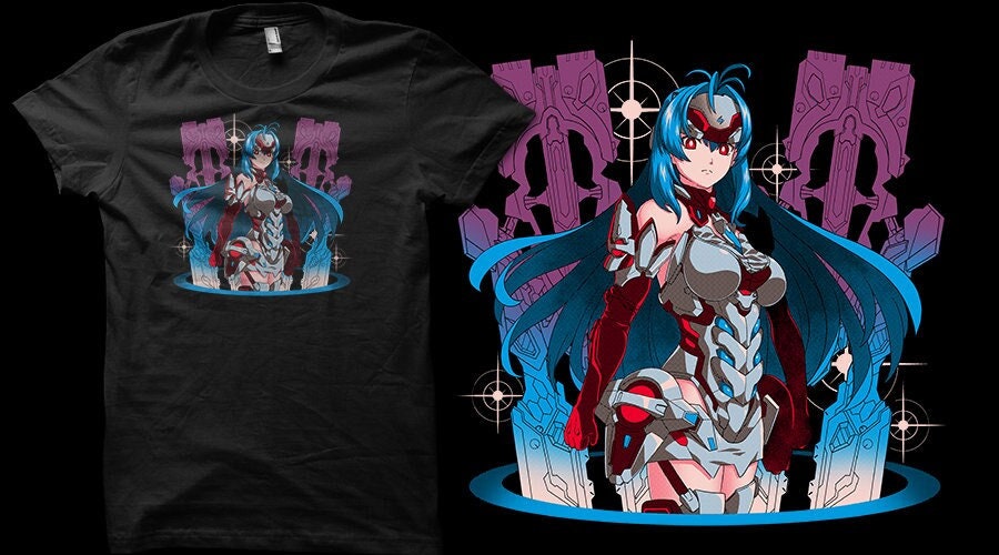 KOS-MOS (Xenoblade Chronicles 2) Graphic T-Shirt by VelvetZone