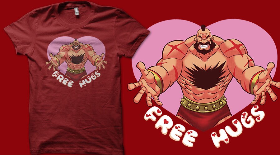 ♡ free hugs Free Hugs - Blue Crop - Etsy