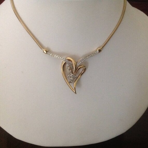 Vintage PANETTA Heart-shape Necklace 