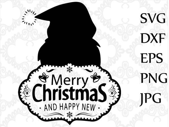 Download Free Merry Christmas Svgchristmas Svgdxf Cut Filesanta Svgvinyl Etsy SVG DXF Cut File