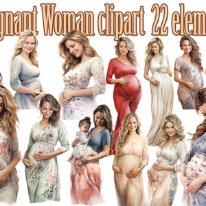 Clipart de mulher grávida, clipart de gravidez, clipart de maternidade, menina grávida Png, ilustrações de gravidez, estética Png, adesivos de gravidez