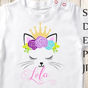 Download Cat Face Svgcute Cat Svggirl T Shirt Svgbirthday Girl Etsy PSD Mockup Templates