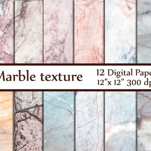 Marmor Digital Papier: "Marmor Textur" Marmor Stein Textur Granit Papierstruktur Serviettentechnik Papiere Fotografie Hintergrund marmoriert Papier