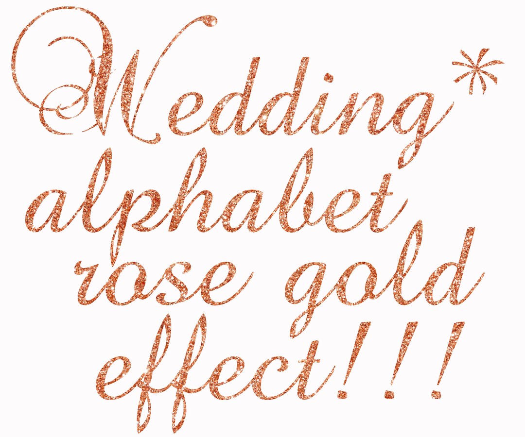 Rose Gold Alphabet Clipartglitter Alphabet Rose Gold Letters Alphabet