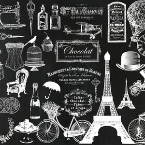 Tableau Paris clipart : « TABLEAU CLIP ART » mariage PCII art café de Paris Clip Art Tour Eiffel Vintage Paris clipart clipart de Paris