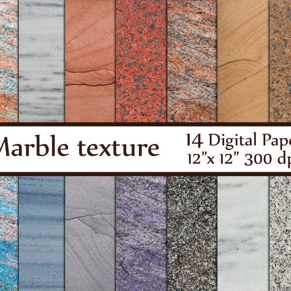 Marble Digital Paper: "MARBLE TEXTURE PAPER" Marble Stone Texture Granite Texture decoupage papers photography backdrop marbled paper