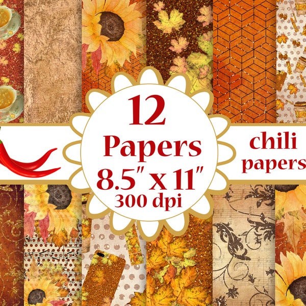 Autumn Paper - Etsy