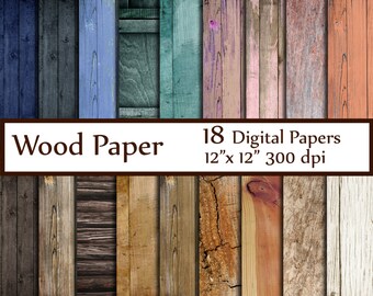 Holz-Digital-Papier: "Holz Papier" Holz Hintergrund Shabby schicke Holz Papier Hintergrund Holz Scrapbook Papier rustikale Holz Papier Instant Download