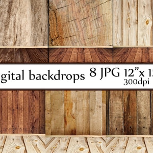 Wood  Digital Backdrop: "DIGITAL BACKDROP" Digital background  Shabby Chic wood  Photo backdrop Newborn Backdrop Wood backround