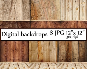 Wood  Digital Backdrop: "DIGITAL BACKDROP" Digital background  Shabby Chic wood  Photo backdrop Newborn Backdrop Wood backround