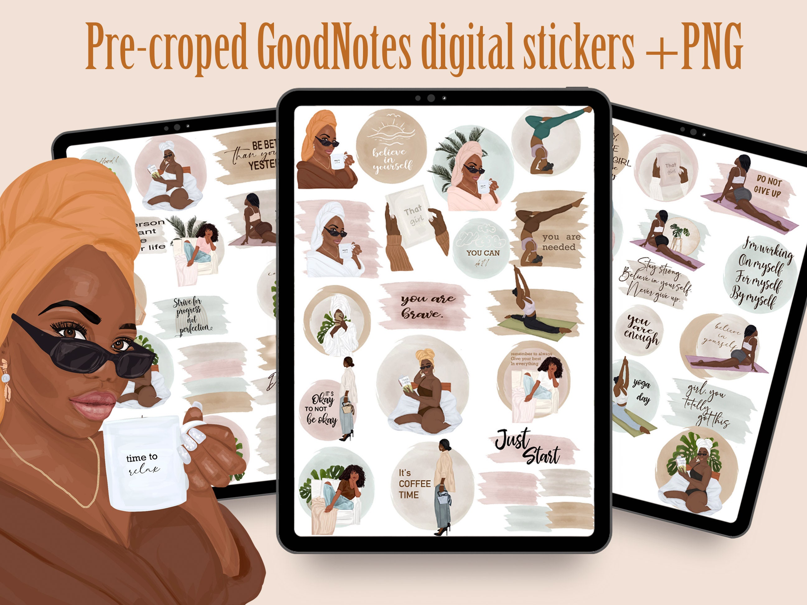 Precropped Goodnotes Stickers: 