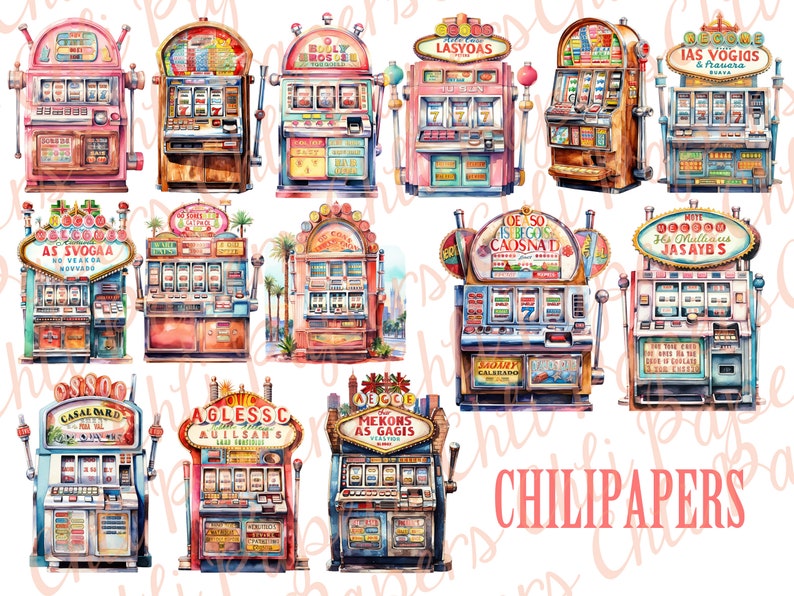 Slot Machine Textile Design Slot Machines Clipart,retro Slot Machines,jackpot Slot Machines,casino ...