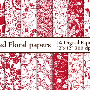 Red Flower Gift Wrapping Paper - 60+ Gift Ideas for 2024