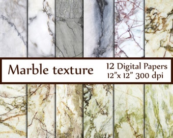 Marble Digital Paper: "MARBLE TEXTURE PAPER" Marble Stone Texture Granite Texture decoupage papers photography bacdrop marbled paper